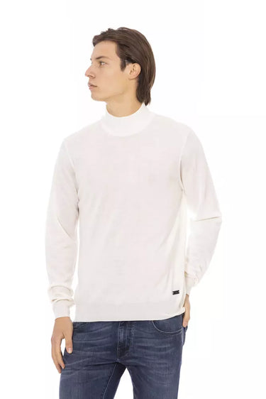 Elegant White Turtleneck Sweater